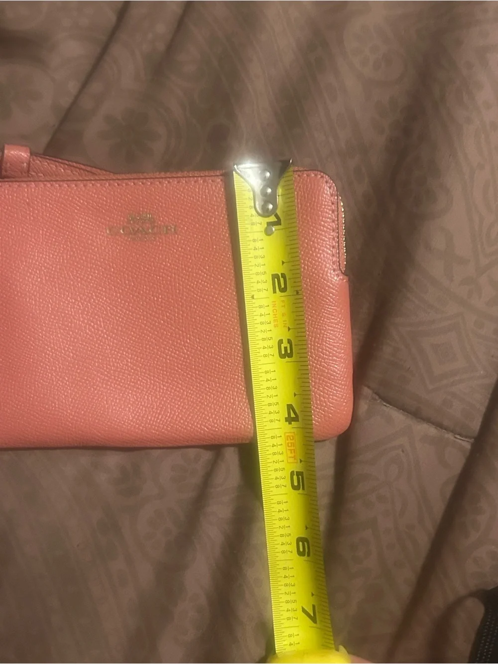 Coach pebbled leather